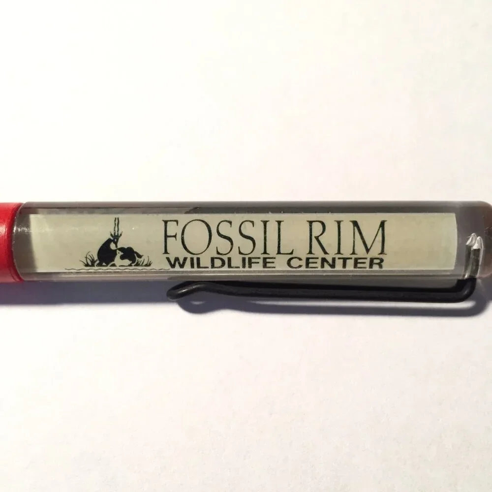 Fossil Rim Wildlife Center Texas Floaty Pen Cheetah Stalks Zebra Zoo Souvenir